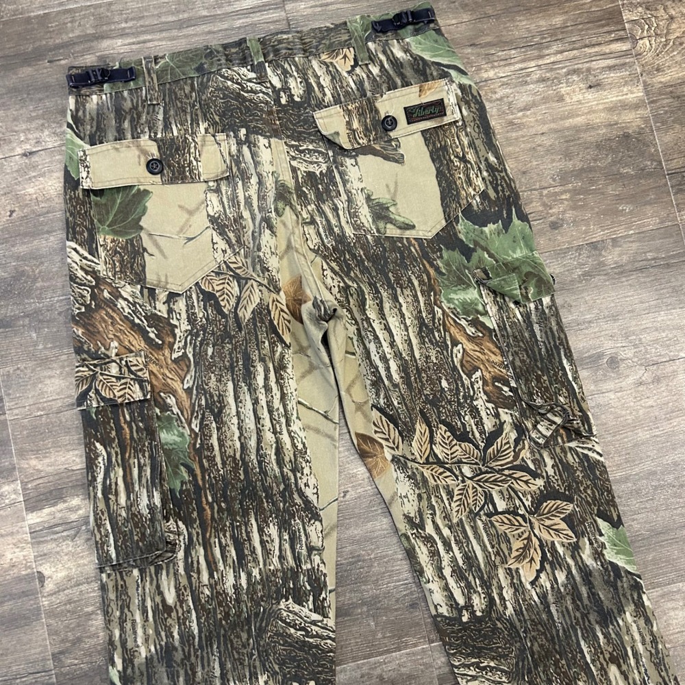 Vintage Liberty Realtree Camo Cargo Pants Men Medium (32-34)‎ USA Made Hunting
